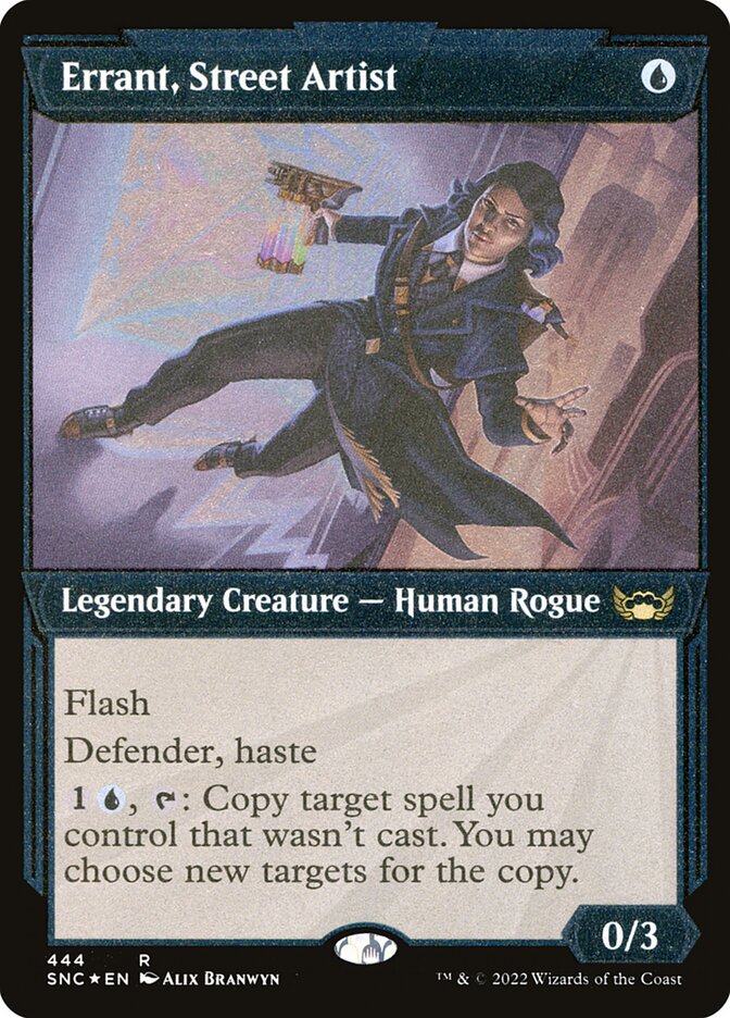 Errant, Street Artist (Showcase) (Foil Etched)