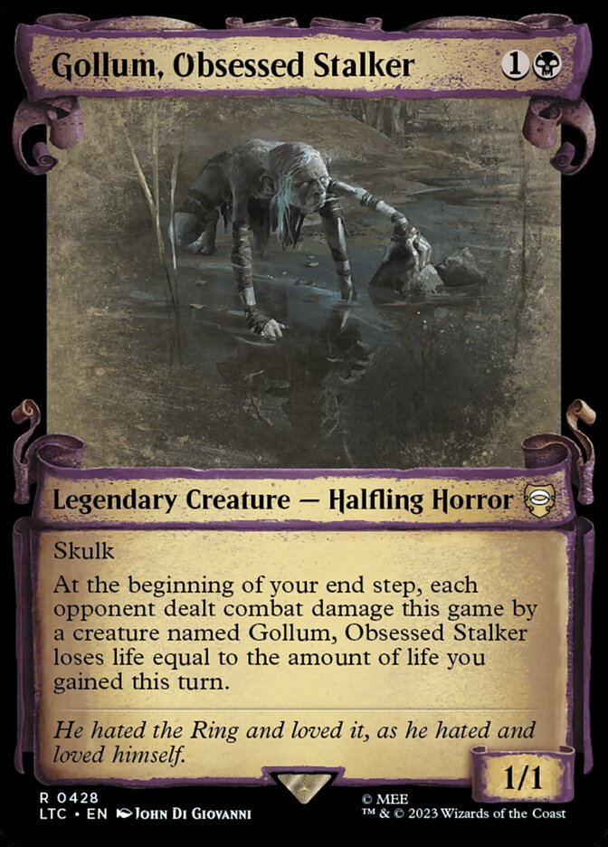 Gollum, Obsessed Stalker (Showcase Scrolls)