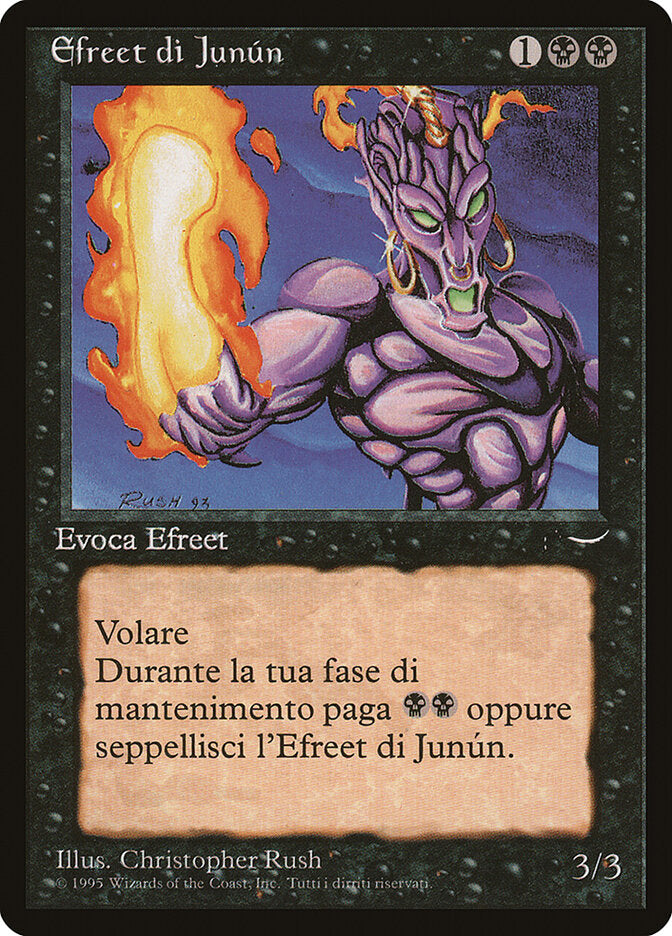 Junun Efreet (Italian) - "Efreet di Junun"