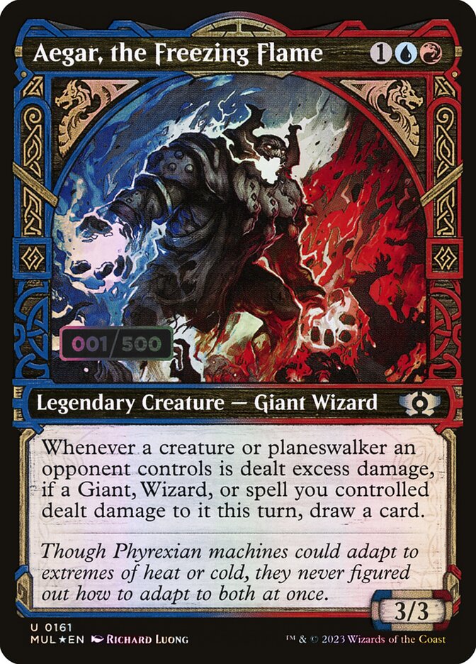 Aegar, the Freezing Flame (Serial Numbered)