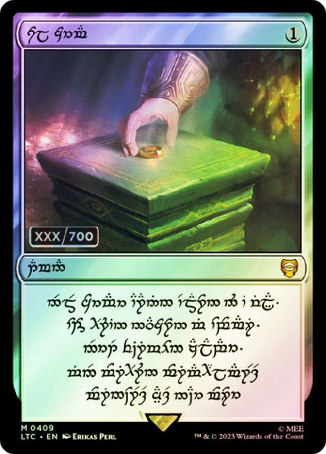 Sol Ring - Dwarven (0409) (Serial Numbered)