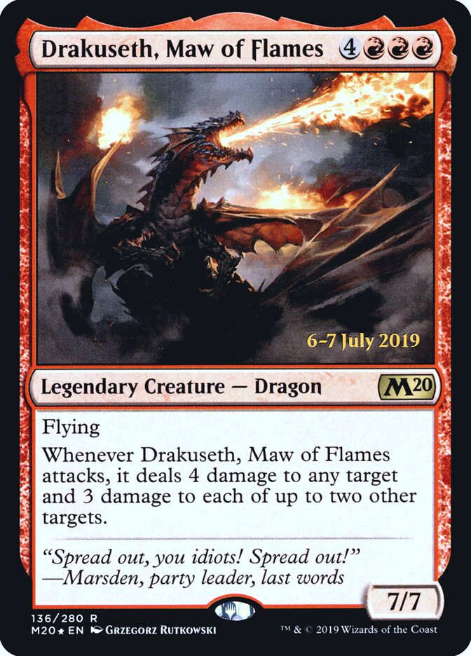 Drakuseth, Maw of Flames (M20)