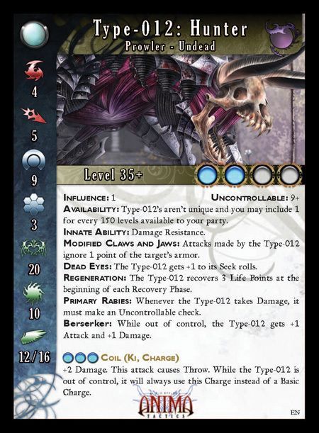 Anima Tactics: Type 012 Hunter