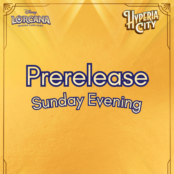 Lorcana Hyperia City Prerelease - Sunday Evening Ticket - Boardwalk Cafe & Games