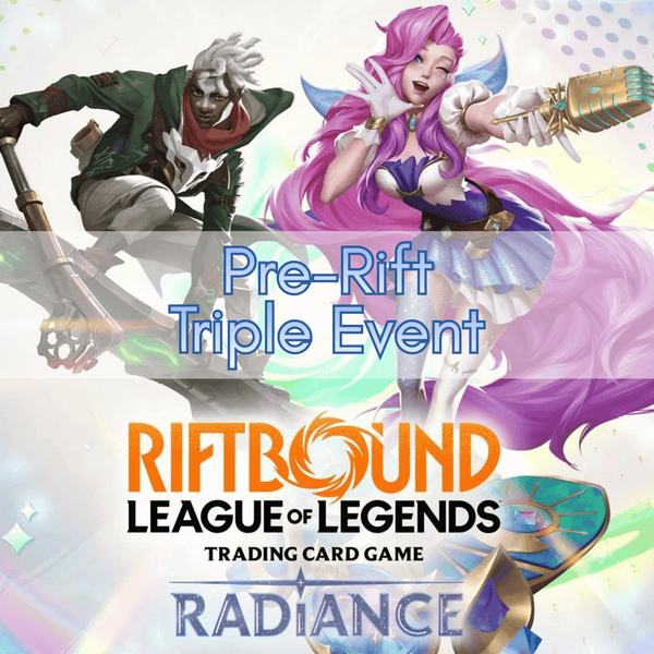 Riftbound Radiance Pre-Rift - Triple Event Ticket - Boardwalk Cafe & Games