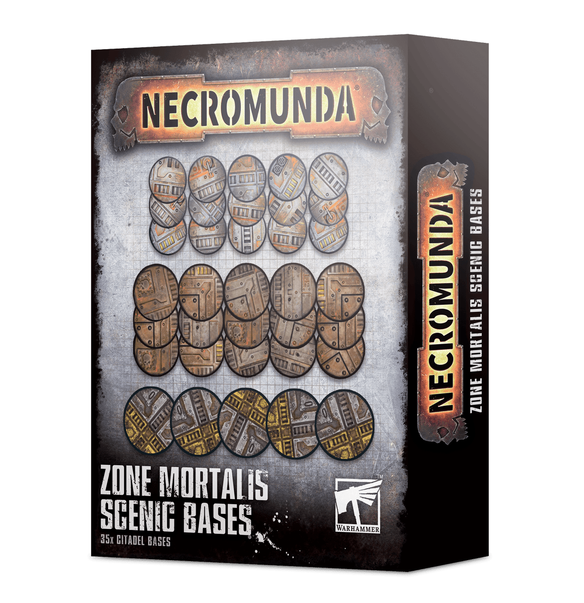 Necromunda: Zone Mortalis Round Scenic Bases