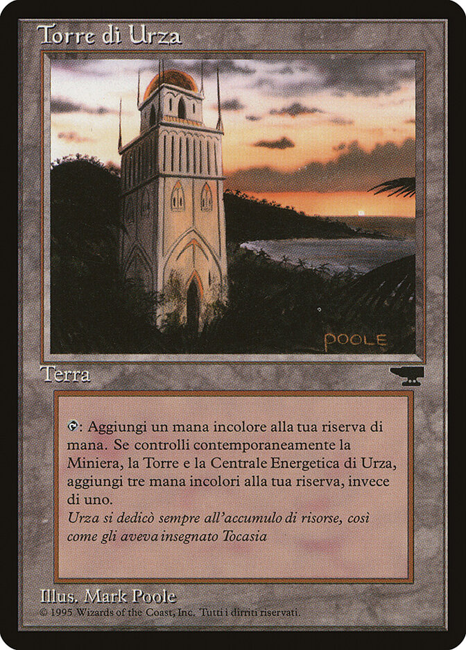 Urza's Tower (Forest) (Italian) - "Torre di Urza"
