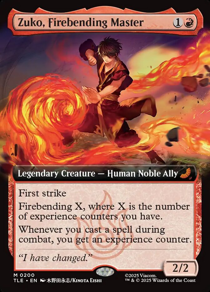 Zuko, Firebending Master (Extended Art)