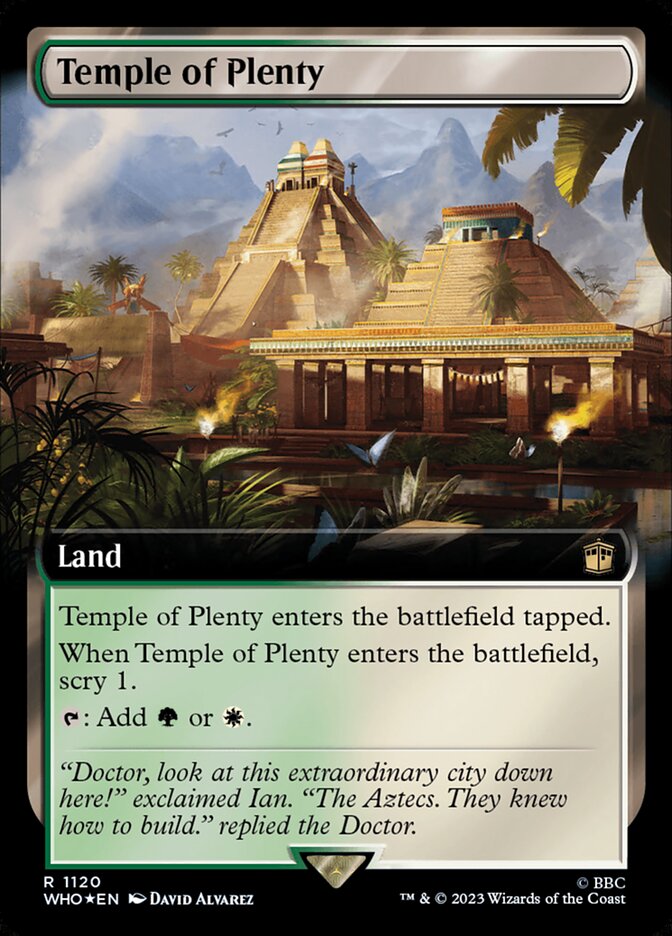 Temple of Plenty (Extended Art) (Surge Foil)