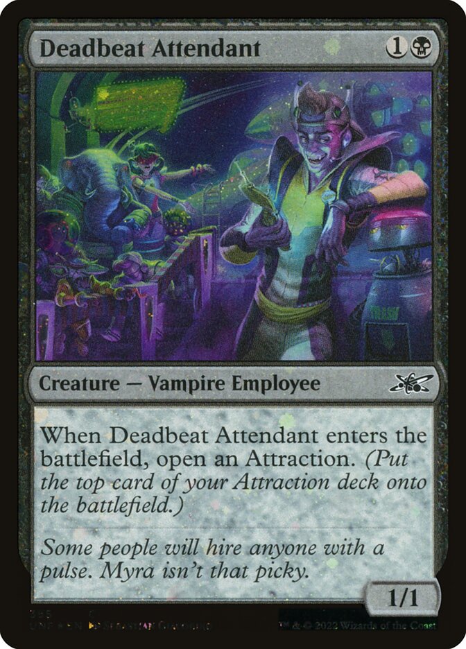 Deadbeat Attendant (Galaxy Foil)