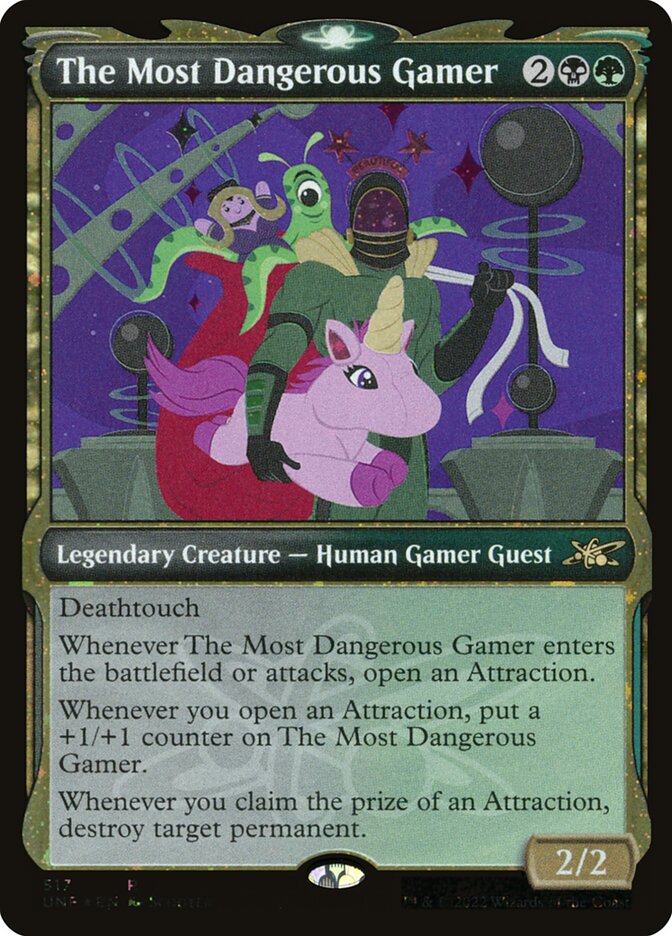 The Most Dangerous Gamer (Showcase) (Galaxy Foil)