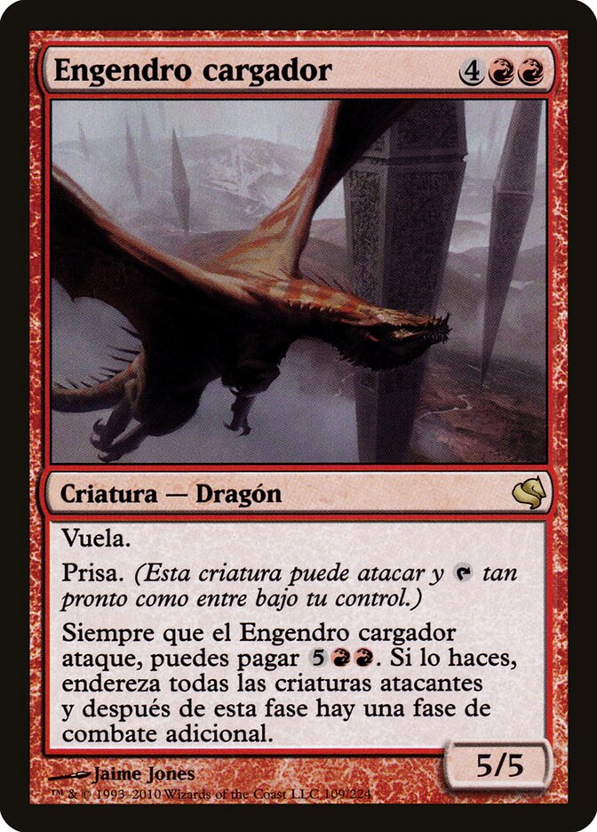 Hellkite Charger (Spanish) - "Engendro cargador"