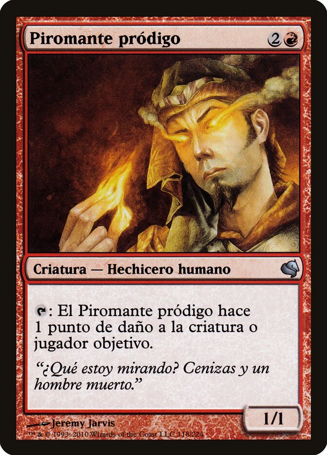 Prodigal Pyromancer (Spanish) - "Piromante prodigo"