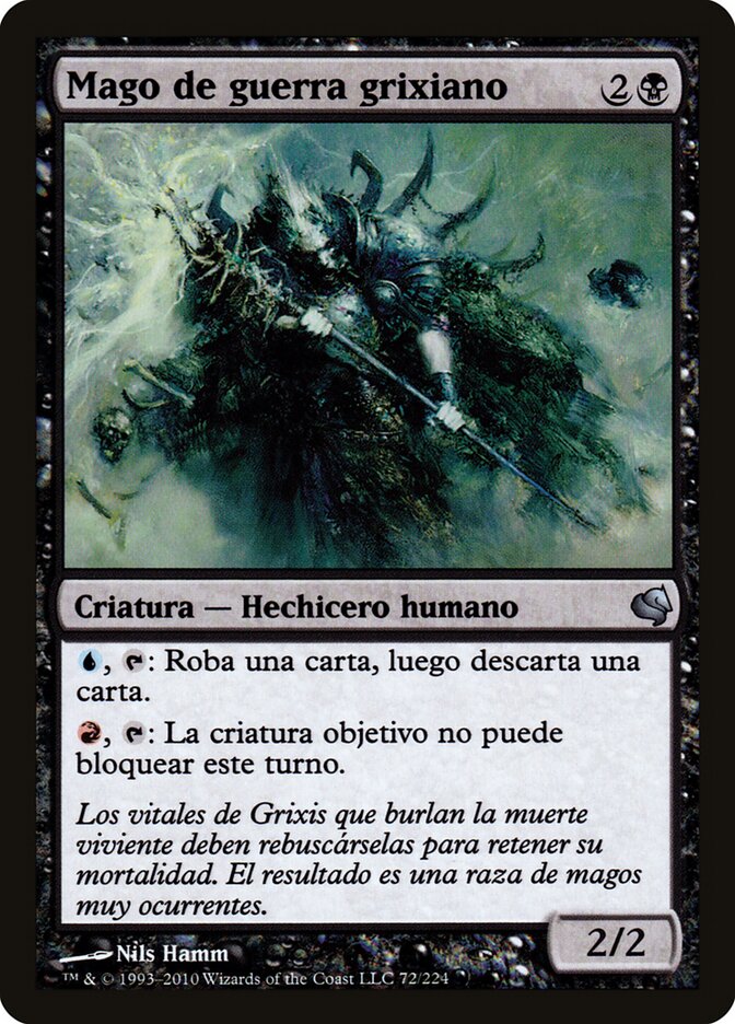 Grixis Battlemage (Spanish) - "Mago de guerra grixiano"