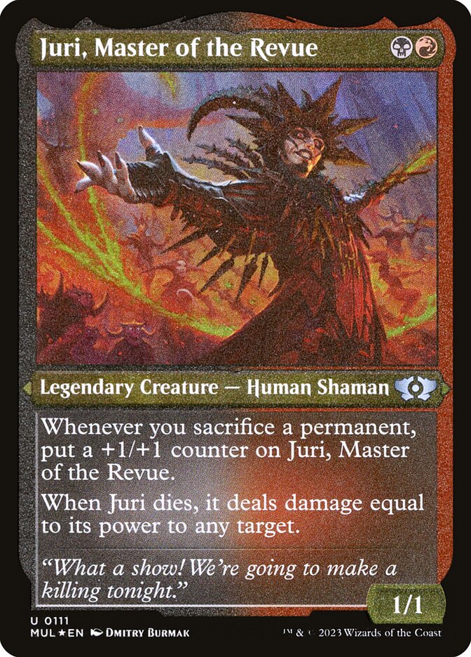 Juri, Master of the Revue (Foil Etched)