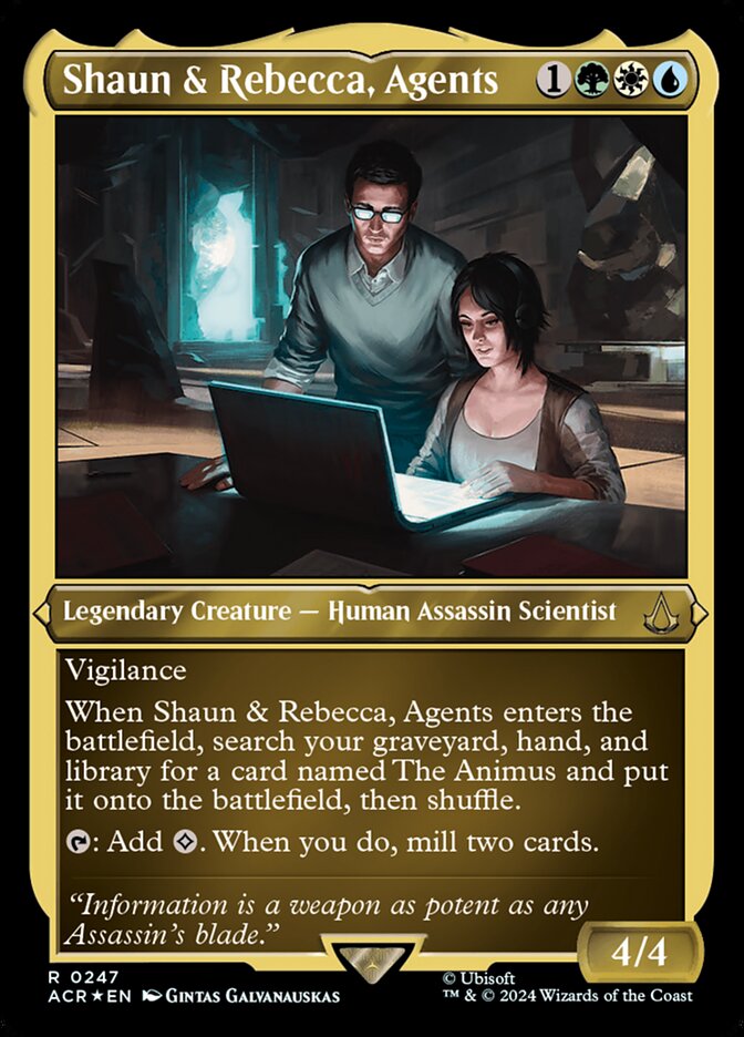 Shaun & Rebecca, Agents (Foil Etched)