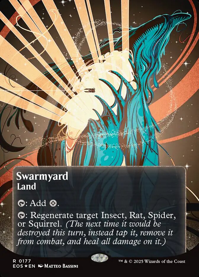 Swarmyard (0177) (Borderless) (Galaxy Foil)