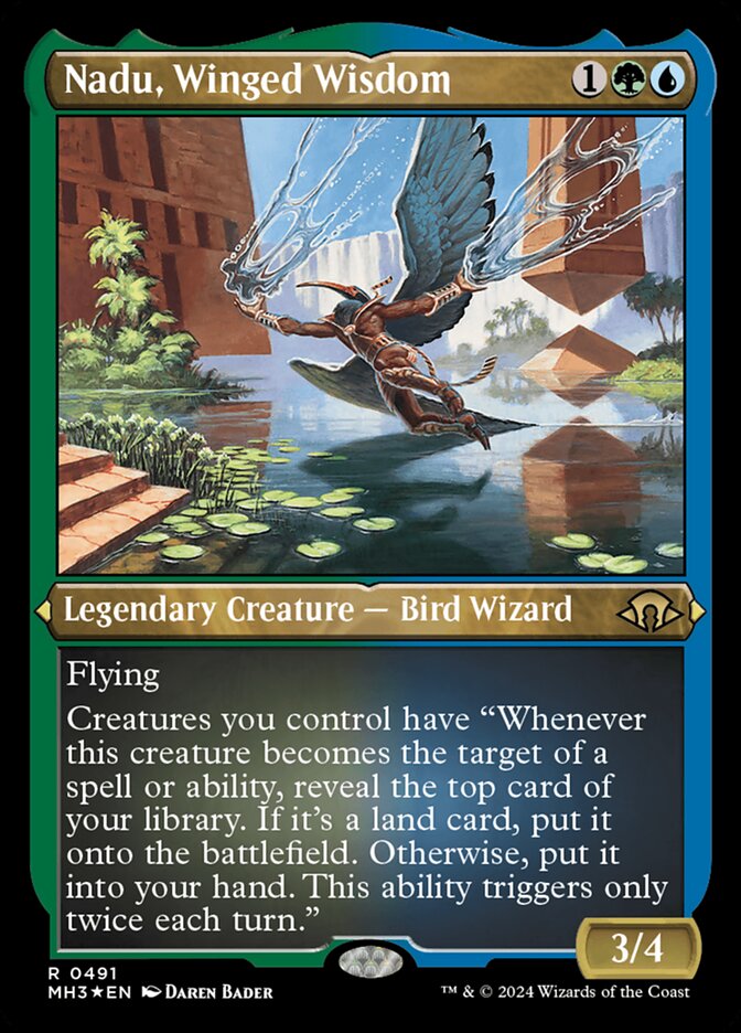 Nadu, Winged Wisdom (Foil Etched)