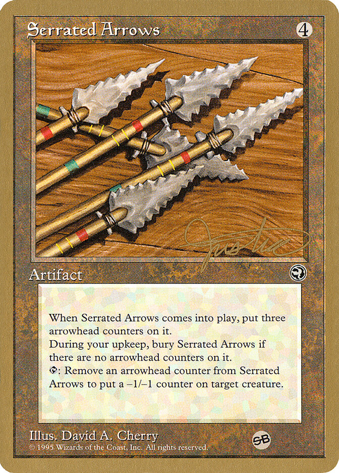 Serrated Arrows - 1996 Mark Justice (HML) (SB)