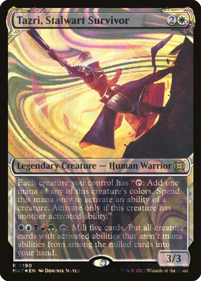 Tazri, Stalwart Survivor (Halo Foil)