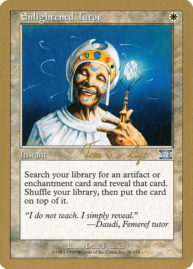 Enlightened Tutor - 2000 Tom van de Logt (6ED)