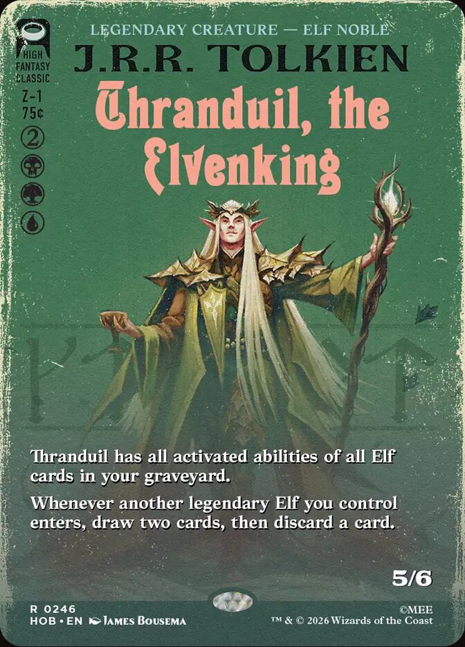 Thranduil, the Elvenking (Borderless)