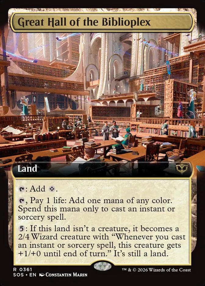 Great Hall of the Biblioplex (Extended Art)