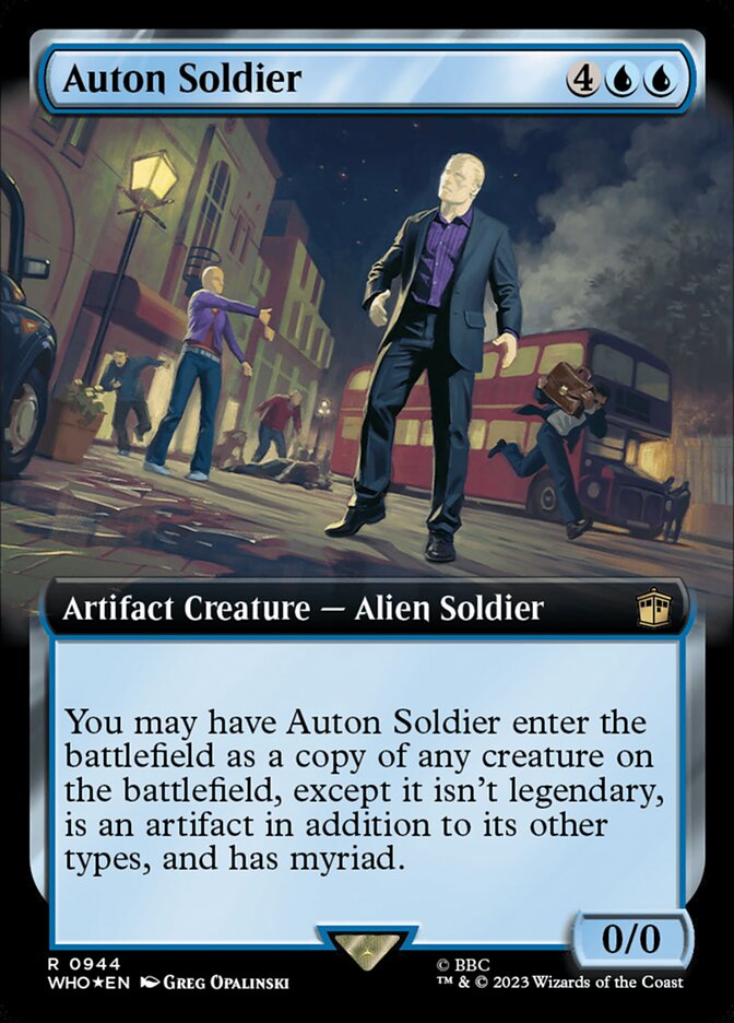 Auton Soldier (Extended Art) (Surge Foil)