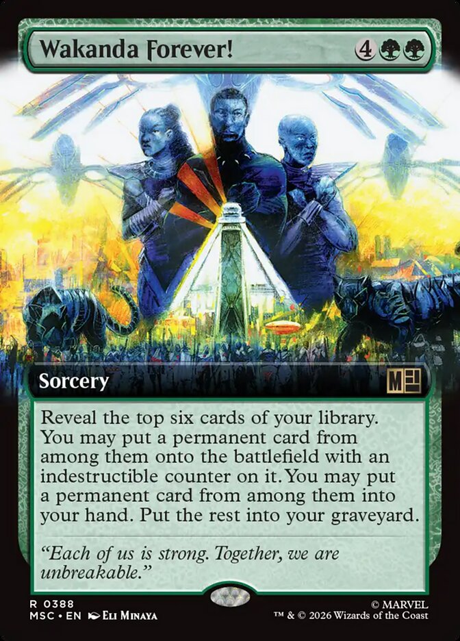 Wakanda Forever! (Extended Art)