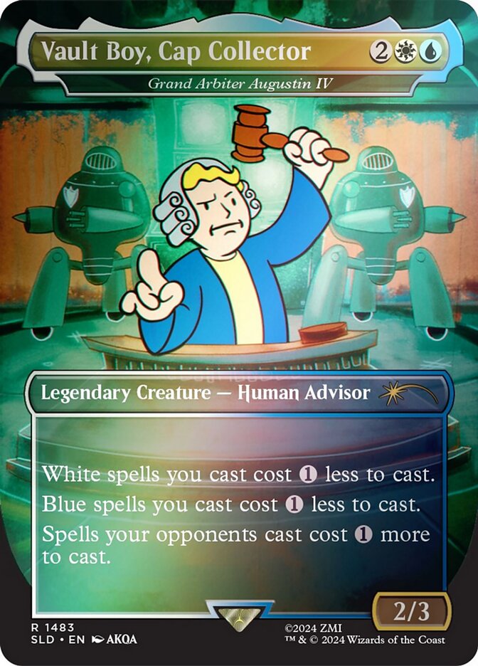 Vault Boy, Cap Collector - Grand Arbiter Augustin IV (Rainbow Foil)