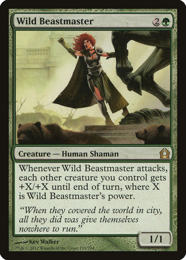 Wild Beastmaster (RTR 139) - Magic: The Gathering