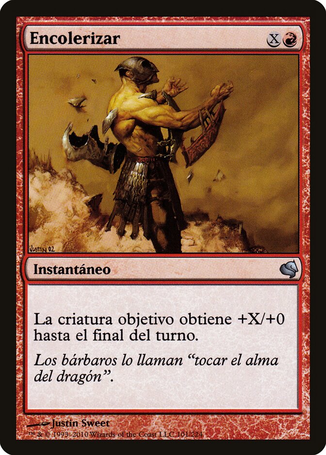Enrage (Spanish) - "Encolerizar"