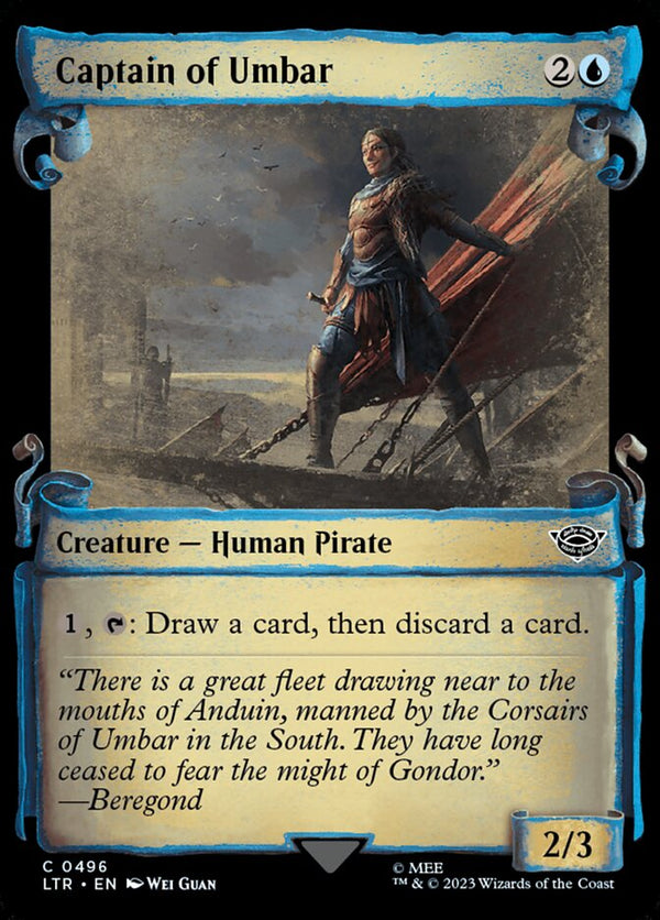Captain of Umbar (Showcase Scrolls) - Magic: The Gathering