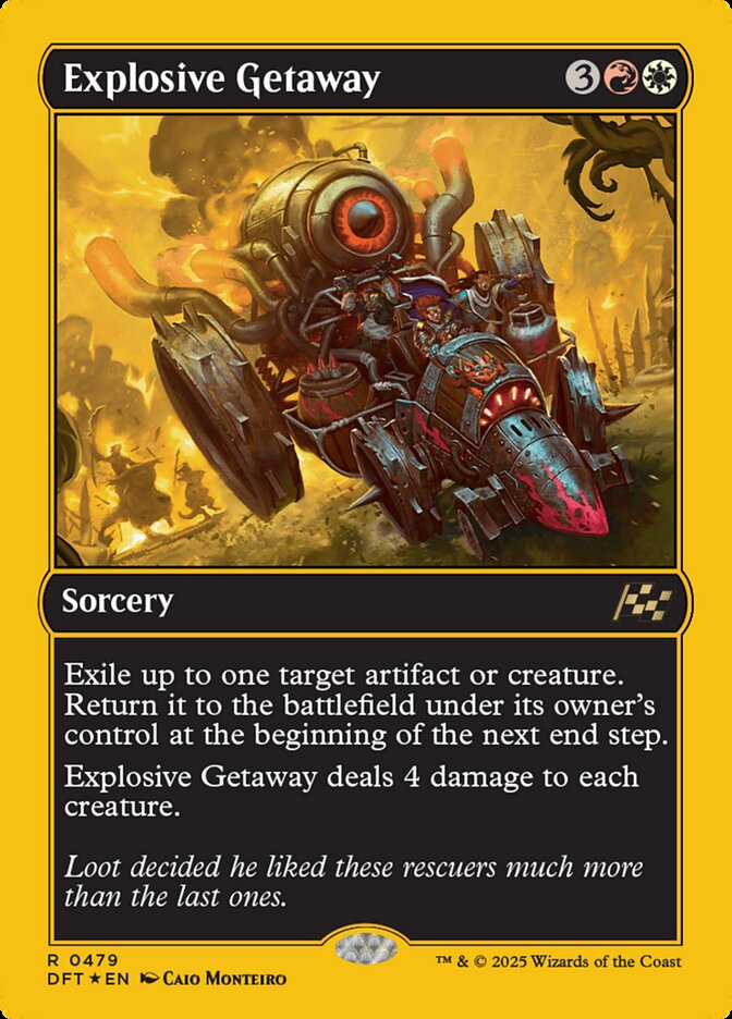 Explosive Getaway (First-Place Foil)
