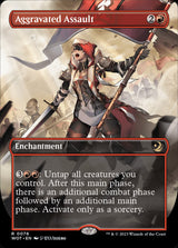 Aggravated Assault (Anime Borderless) - Magic: The Gathering