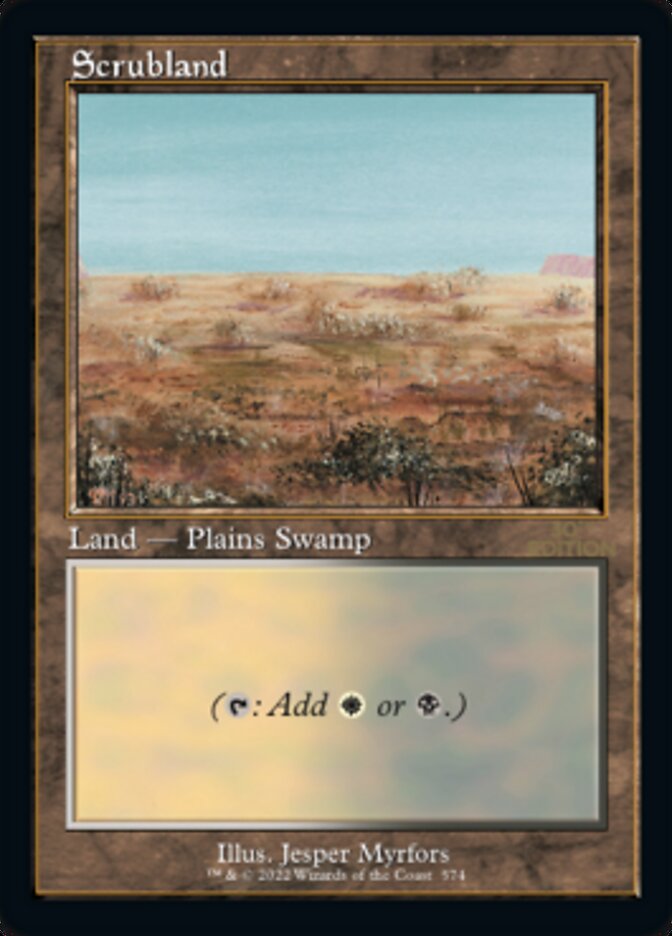 Scrubland (Retro Frame)