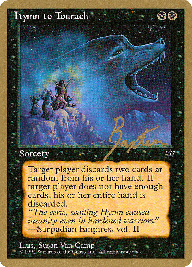 Hymn to Tourach (Wolf) - 1996 George Baxter (FEM)