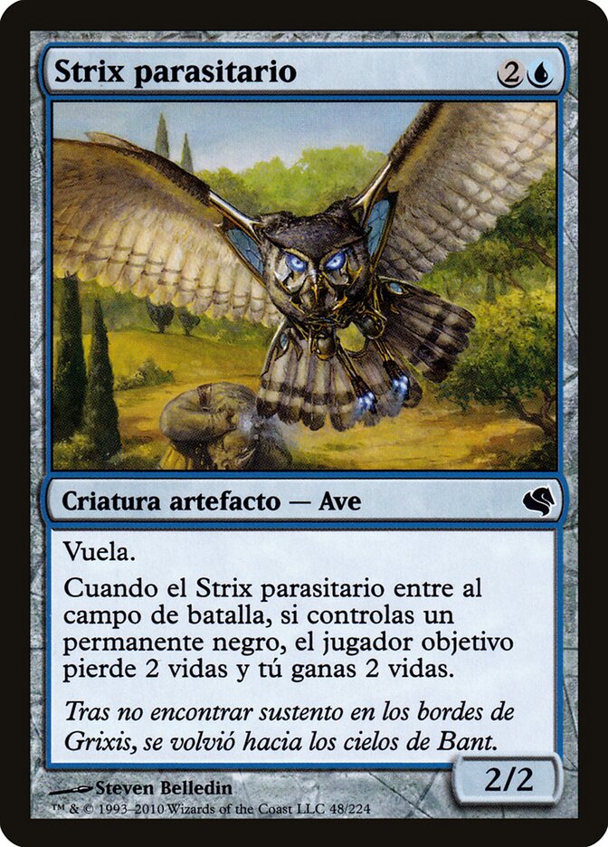 Parasitic Strix (Spanish) - "Strix parasitario"