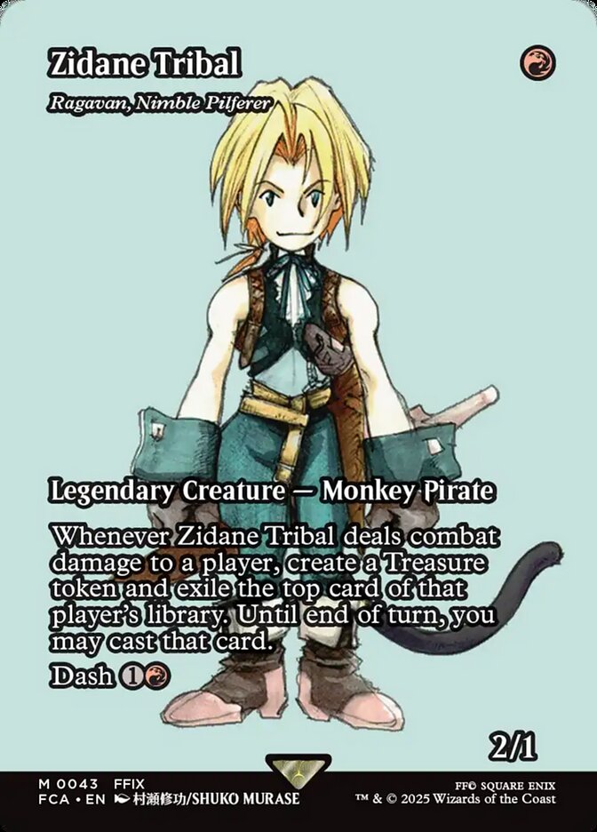 Zidane Tribal - Ragavan, Nimble Pilferer (Showcase)