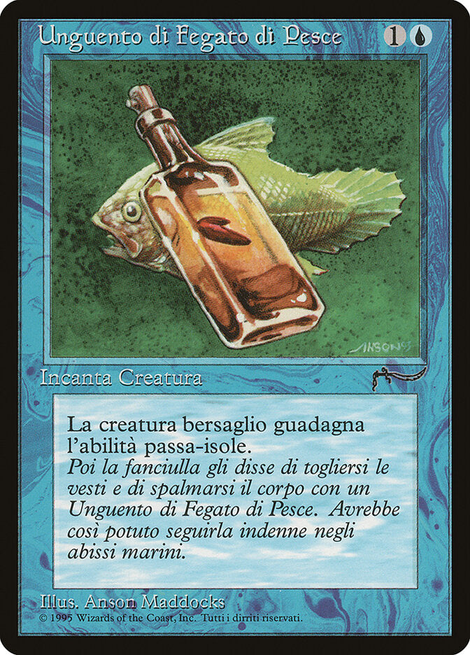 Fishliver Oil (Italian) "Unguento di Fegato di Pesce"