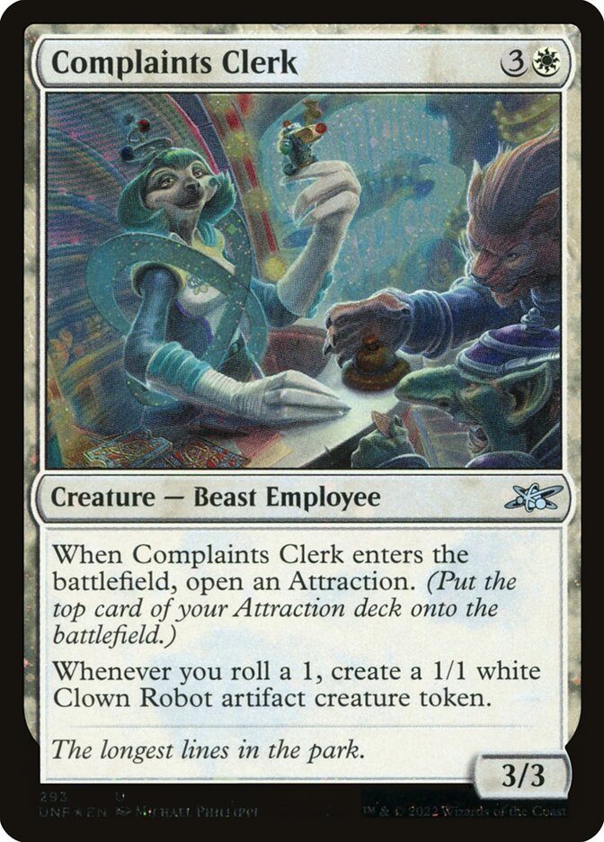 Complaints Clerk (Galaxy Foil)