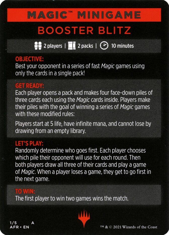 Magic Minigame: Booster Blitz