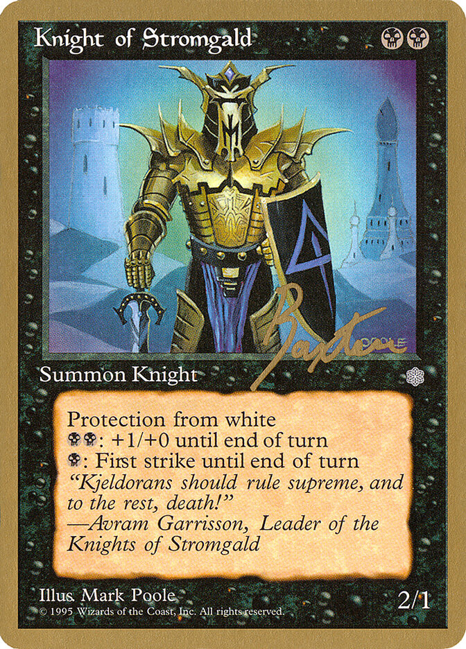 Knight of Stromgald - 1996 George Baxter (ICE)