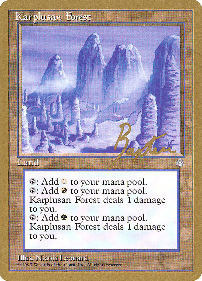 Karplusan Forest - 1996 George Baxter (ICE)