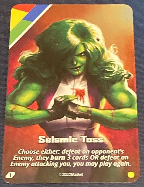 UNO Ultimate: She-Hulk – Seismic Toss Foil Chase Card