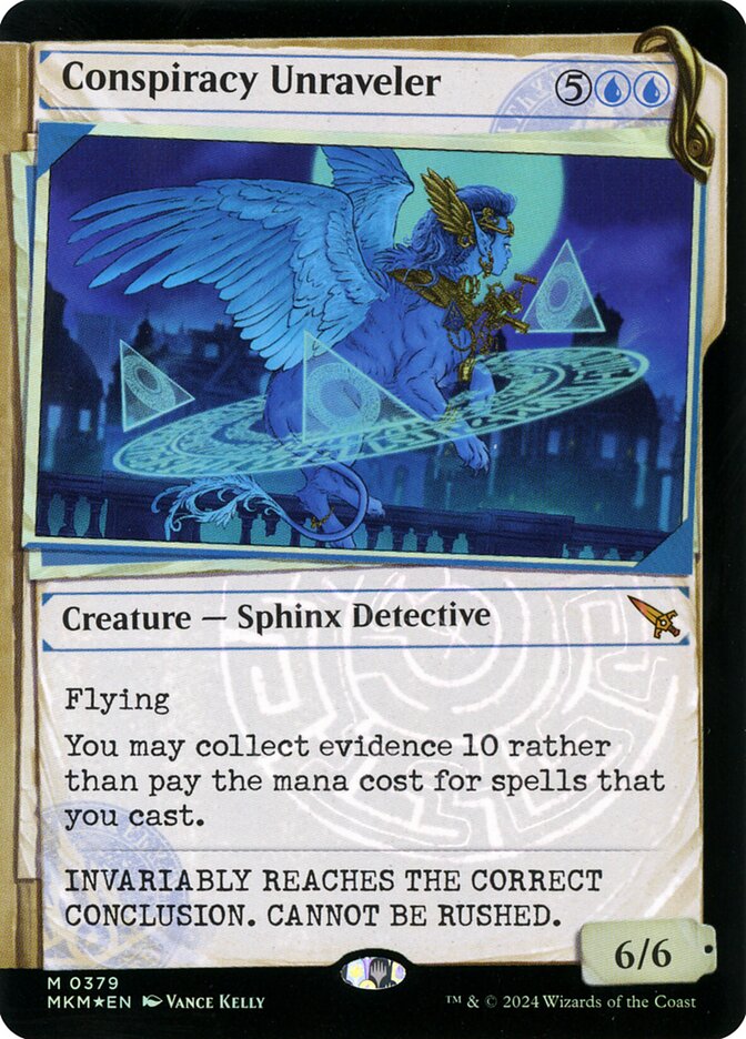 Conspiracy Unraveler (Showcase) (Invisible Ink)