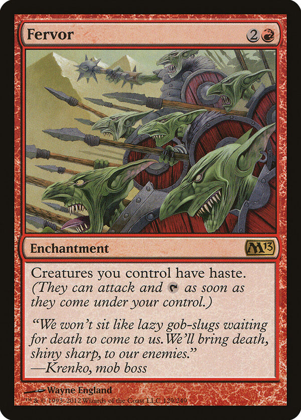 Fervor (M13 129) - Magic: The Gathering