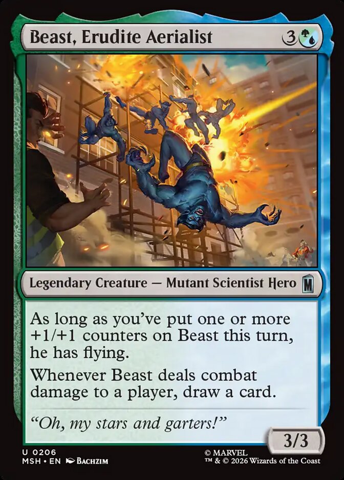 Beast, Erudite Aerialist