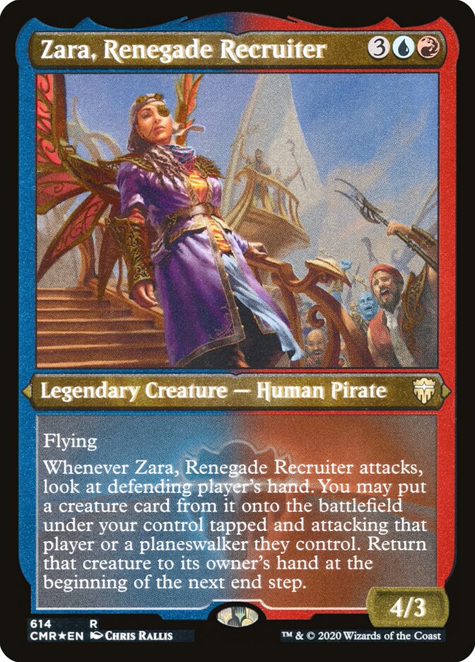 Zara, Renegade Recruiter (Foil Etched)