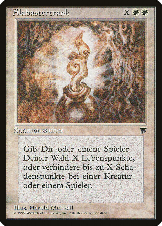 Alabaster Potion (German) - "Alabastertrank"